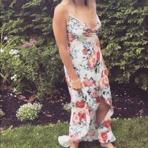MINKPINK Floral Print Maxi Dress.